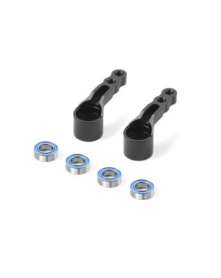 UK-Alu Steering Arm for 1-Piece Chassis - Swiss 7075 T6 (2) X-RAY