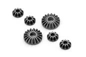 UK-Diff Bevel & Satellite Gears (2+4) X-RAY