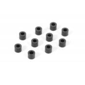 UK-Alu shim 3x6x5.0mm (10) - black X-RAY