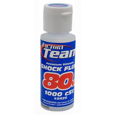 UK-FT Silicone Shock Fluid, 80wt (1000 CST)  TEAM-ASSOCIATED
