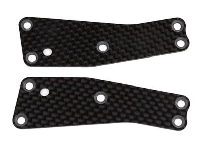 UK-RC8T3.2 FT Front Upper Suspension Arm Inserts, 1.2mm, carbon fiber TEAM-ASSOCIATED