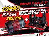 UK-COMBO-Variateur CTX-8RS + Moteur 4268 V3 (Kv au choix) WS LINE