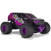 UK-1/10 GORGON 4X2 MEGA 550 Brushed Monster Truck RTR with Battery & Charger, PURPLE ARRMA