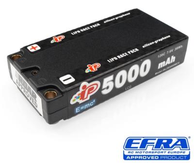 UK-Accu Lipo HV MC4 5000mAh 120C 7.6V LCG Graphene Shorty Pack IP