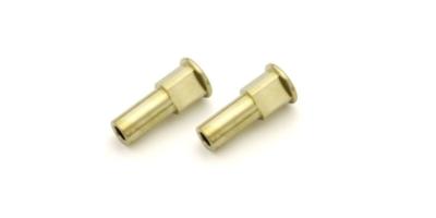 UK-Brass Front Hub Carrier Spacer set Inferno MP10 - 0 deg KYOSHO