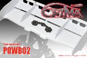 UK-Universal Carbon 1/8 Wing button 3mm OPTIMA