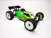 UK-LFR Truck/ Bruggy Body (clear) for HB D8T Evo3, Mugen MBX8T and Sworkz nitro and electric truggies LEADFINGER RACING