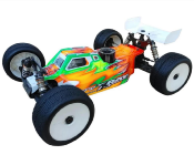 UK-Beretta Truck body (clear) for Xray XT8 LEADFINGER RACING