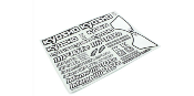 UK-Decal Sheet Inferno MP10Te KYOSHO