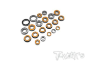 UK-Precision Ball Bearing Set ( For TLR 8IGHT XE ) 22pcs. T-WORK'S
