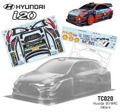 UK-1/10 Hyundai i20 190mm (unpainted) TEAM C