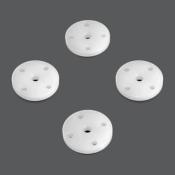 UK-Shock Pistons (CNC, flat/flat, 4×1.9, 11.3mm2) TEKNO-RC
