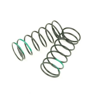 UK-Shock Spring Set (front, 1.4×7.625, 5.25lb/in, 50mm, green) TEKNO-RC