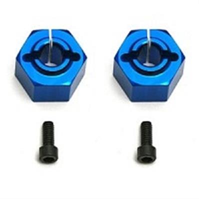 UK-FT 12 mm Alum. Clamping Wheel Hexes, SC10 Rear TEAM-ASSOCIATED