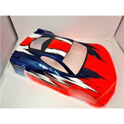 UK-Body painted and decorated CRIVET C8 GT 1MM with wing 2SPEED