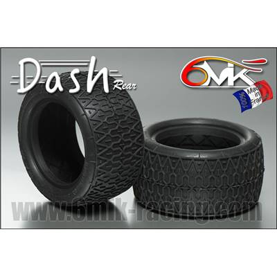 UK-Pneus DASH arrières Pink + inserts (la paire) 6-MIK