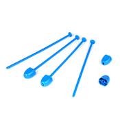 UK-Zip Stix / RED / 4pcs D.E RACING