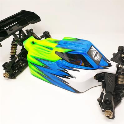 UK-Painted body ST4-Falcon yellow/blue for S35-4E SWORKZ