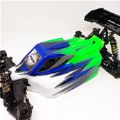 UK-Painted body ST-4 Falcon green/blue for S35-4E SWORKZ