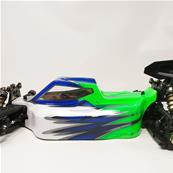 UK-Painted body ST-4 Falcon green/blue for S35-4E SWORKZ
