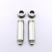 UK-HYPER TQ2 REAR SHOCK BODIES (SILVER) HOBAO RACING