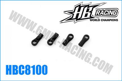 UK-6.8mm ball end (l) (4pcs) HB RACING