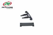 UK-Rear Battery Mount Plate Set (Short Battery) PR RACING