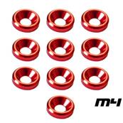 UK-M4 Alum. Countersunk washer Black (10) DONUTS RACING