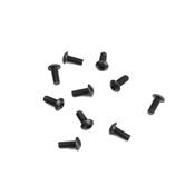 UK-M2.5x6mm Button Head Screws (black, 10pcs) TEKNO-RC