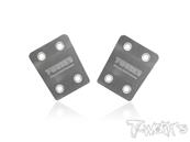 UK-Stainless Steel Rear Chassis Skid Protector ( Mugen MBX-8/Mugen MBX8 ECO/ Mugen MBX8R) 2pcs. T-WORK'S