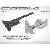 UK-XT8'22 Graphite Chassis Stiffener 2.2mm - Long X-RAY