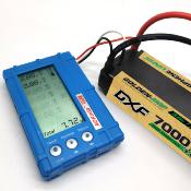 UK-Lipo Batterie 2S 7.6V SHORTY 7000mAh 140C Gold-NGP 5mm with DEAN cable DXF