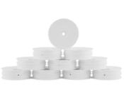 UK-2WD Front Slim Wheel Aerodisk w Narrow Offset - White (10) X-RAY