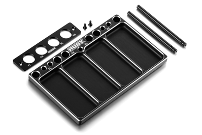 UK-Alu Tray for 1/10 Off-Road Diff & Shocks HUDY