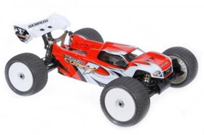 UK-Body 1/8 E-Truggy pre cut red SERPENT RACING