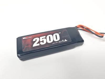 UK-Lipo Battery 2500mAh 7.4v (futaba) Straight for RX WS-LINE