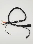 UK-2S PK 4/5mm charging cable + Balancing plug for XT90 Charger output Black (60cm) WS-LINE