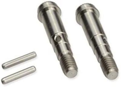 UK-Titanium Knurl Tip Front Axle : RC10B5 / B5M J-CONCEPTS