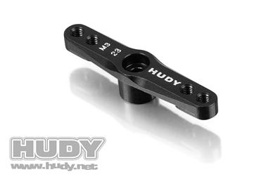 UK-Alu Throttle Servo Horn - KO, Sanwa - 2-Hole M3 - 23T HUDY