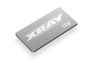 UK-Pure Tungsten Chassis Weight 12g X-RAY