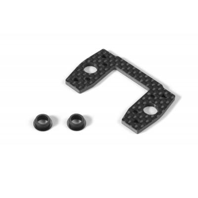 UK-Graphite center diff mounting plate X-RAY