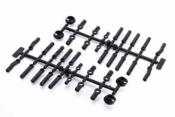 UK-Shock End & Spring Cup Set & Rod End x2pcs PR RACING