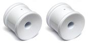 UK-2WD Truck Wheels, 2.2 in, 12 mm Hex, white TEAM-ASSOCIATED