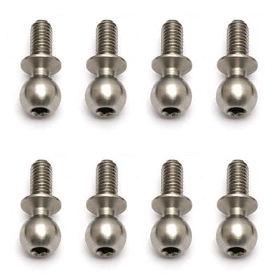 UK-Heavy-duty Ballstuds, 6 mm, long neck TEAM-ASSOCIATED