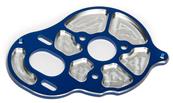 UK-FT Front Motor Plate, blue, 3 gear TEAM-ASSOCIATED