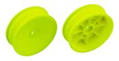 UK-2WD Slim Front Wheels, 2.2 in, 12 mm Hex, yellow TEAM-ASSOCIATED