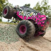 UK-1/10 GORGON 4X2 MEGA 550 Brushed Monster Truck RTR with Battery & Charger, PURPLE ARRMA
