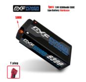 UK-Lipo Batterie 2S 7.6V 6300mAh 130C  5mm with DEAN cable DXF