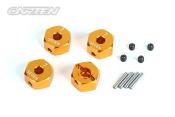 UK-12mm Hex Hub 7mm (4) CARTEN