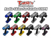 UK-3D Sticker ( For Futaba T10PX ) black T-WORK'S
